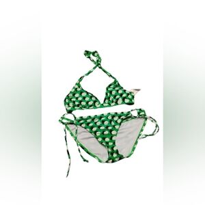 Diane Von Furstenberg X Roxy Limited Edition 70s Halter & Lowrider Bikini Set